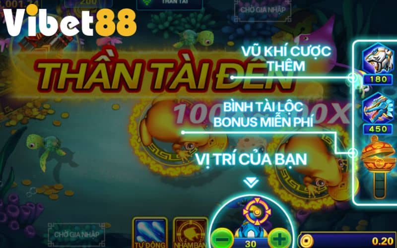 Các bước cơ bản tham gia Bắn Cá Phát Tài tại VIBET88